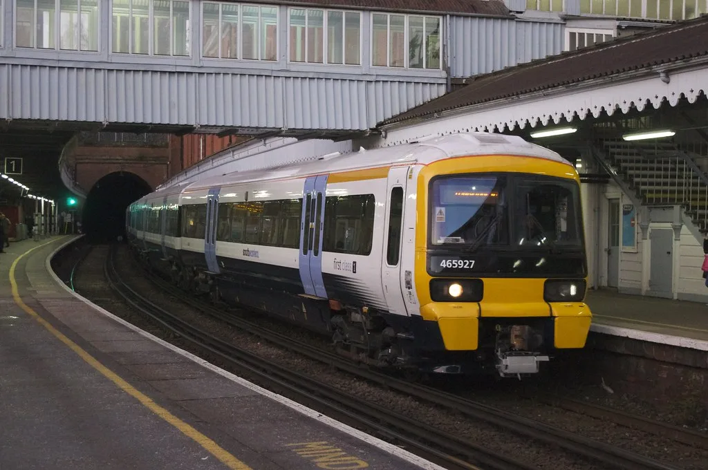A Southeastern train at Tunbridge Wells station. This is an archive photo and does not show the works