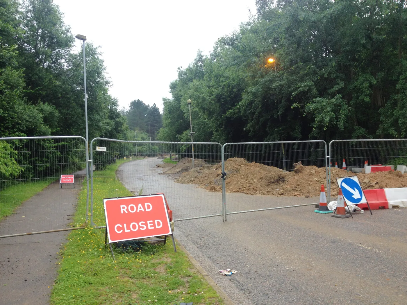 Knights Park, Royal Tunbridge Wells, in June 2016, with the estate roads still being built. The Knights Wood site was approved for up to 550 homes and a primary school in January 2014